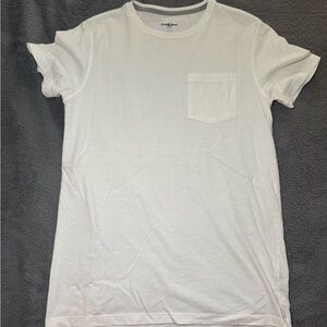 Goodfellow & Co White Short Sleeve Pocket Crew Tee